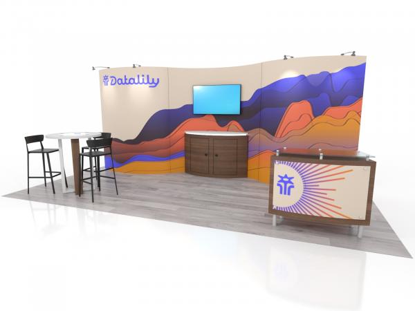 ECO-2127 Sustainable Modular Trade Show Display - 10 x 20 Version